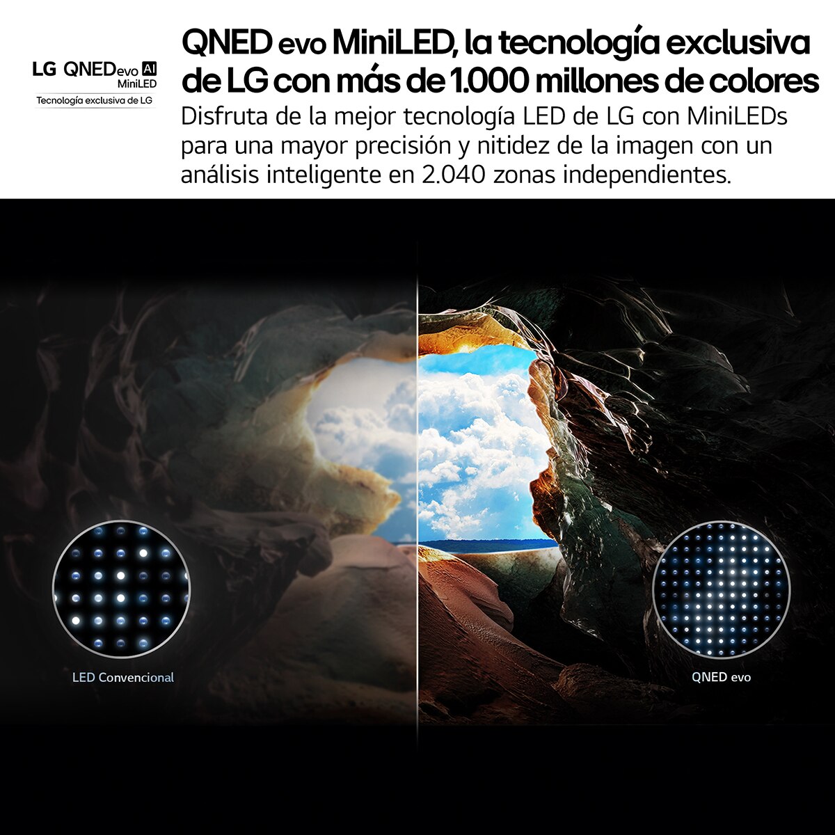 TV QNED evo MiniLED AI 254cm (100") LG 100QNED86A6, 4K Smart TV (Reacondicionado Grado D) - Negro Negro-4