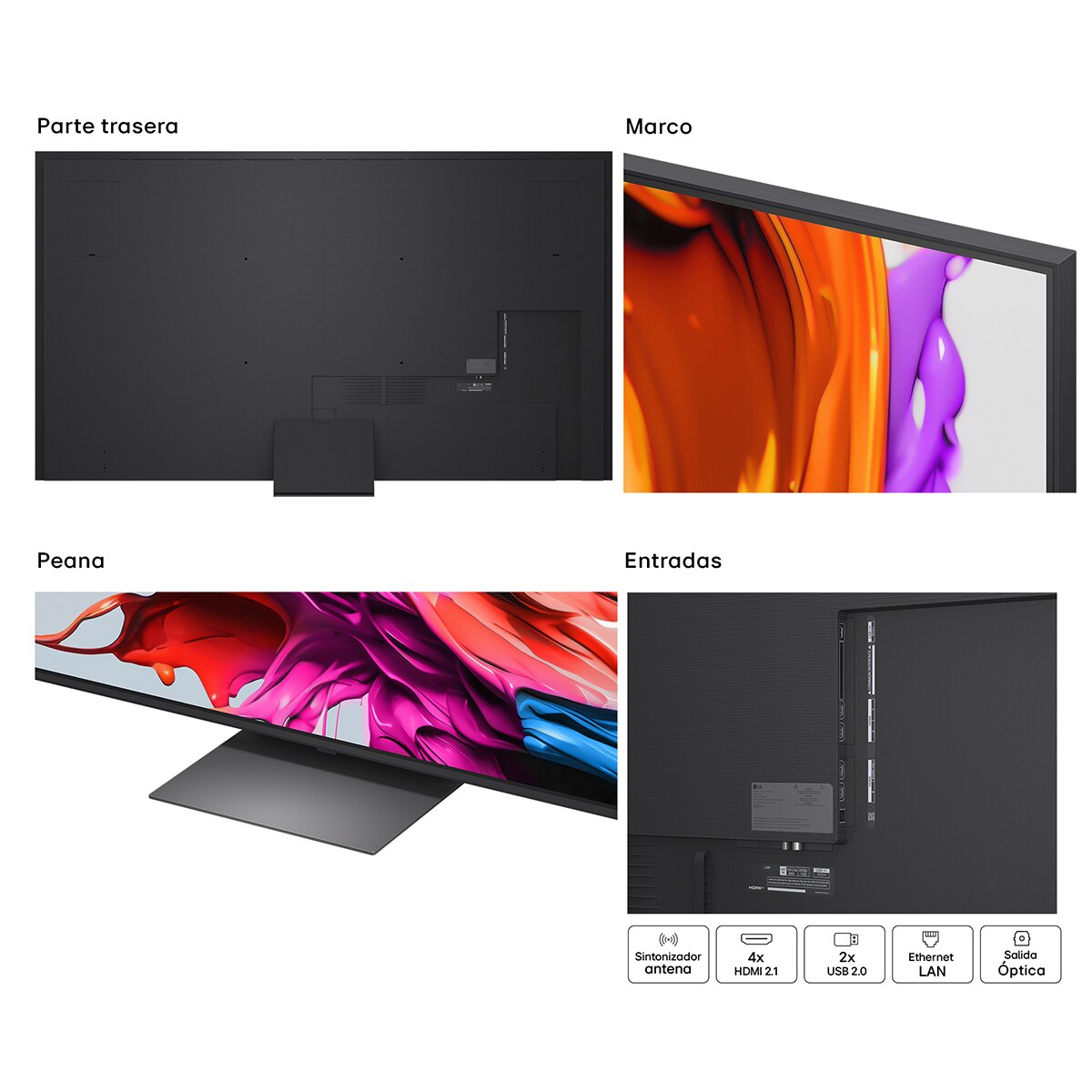 TV QNED evo MiniLED AI 254cm (100") LG 100QNED86A6, 4K Smart TV (Reacondicionado Grado D) - Negro Negro-16