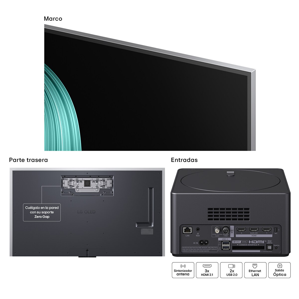 TV OLED evo AI M5 164cm (65") LG OLED65M59LA, Smart TV 4K inalámbrico (Reacondicionado Grado A) - Negro Negro-17