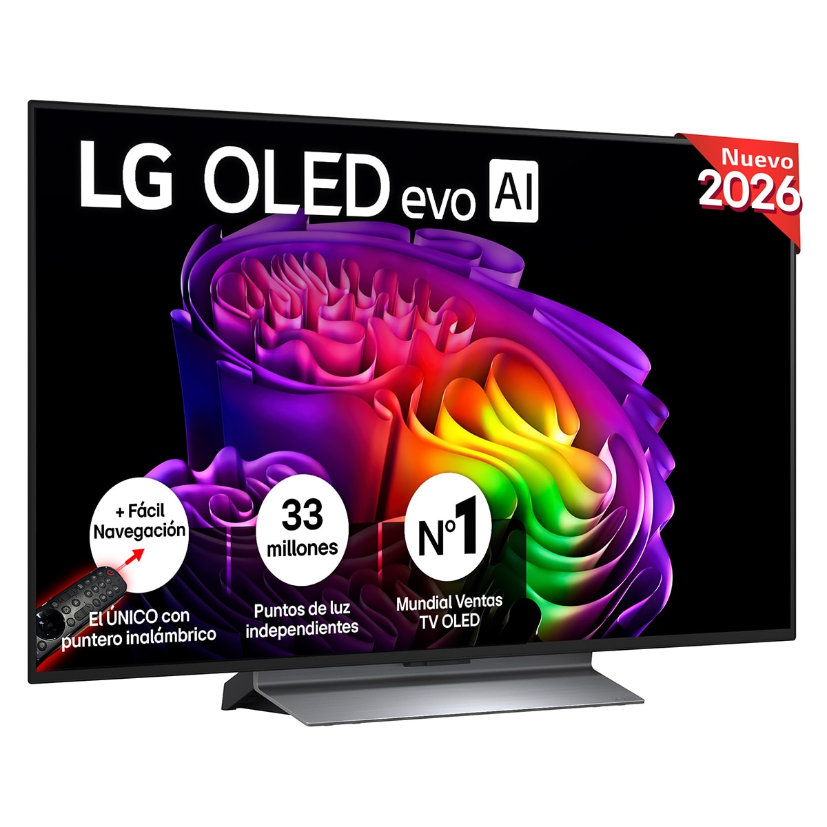 TV OLED evo 121 cm (48") LG OLED48G66LS 4K, Smart TV, AI, G6 (Reacondicionado Grado A) - Gris oscuro / Negro Gris oscuro / Negro-1