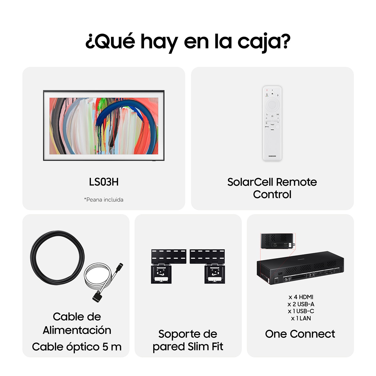 TV Neo QLED Mini LED 139cm (55") Samsung The Frame TQ55LS03HAUXXC 4K Smart TV Vision AI SIN reflejos. Soporte incluido (Reacondicionado Grado A) - Negro Negro-8