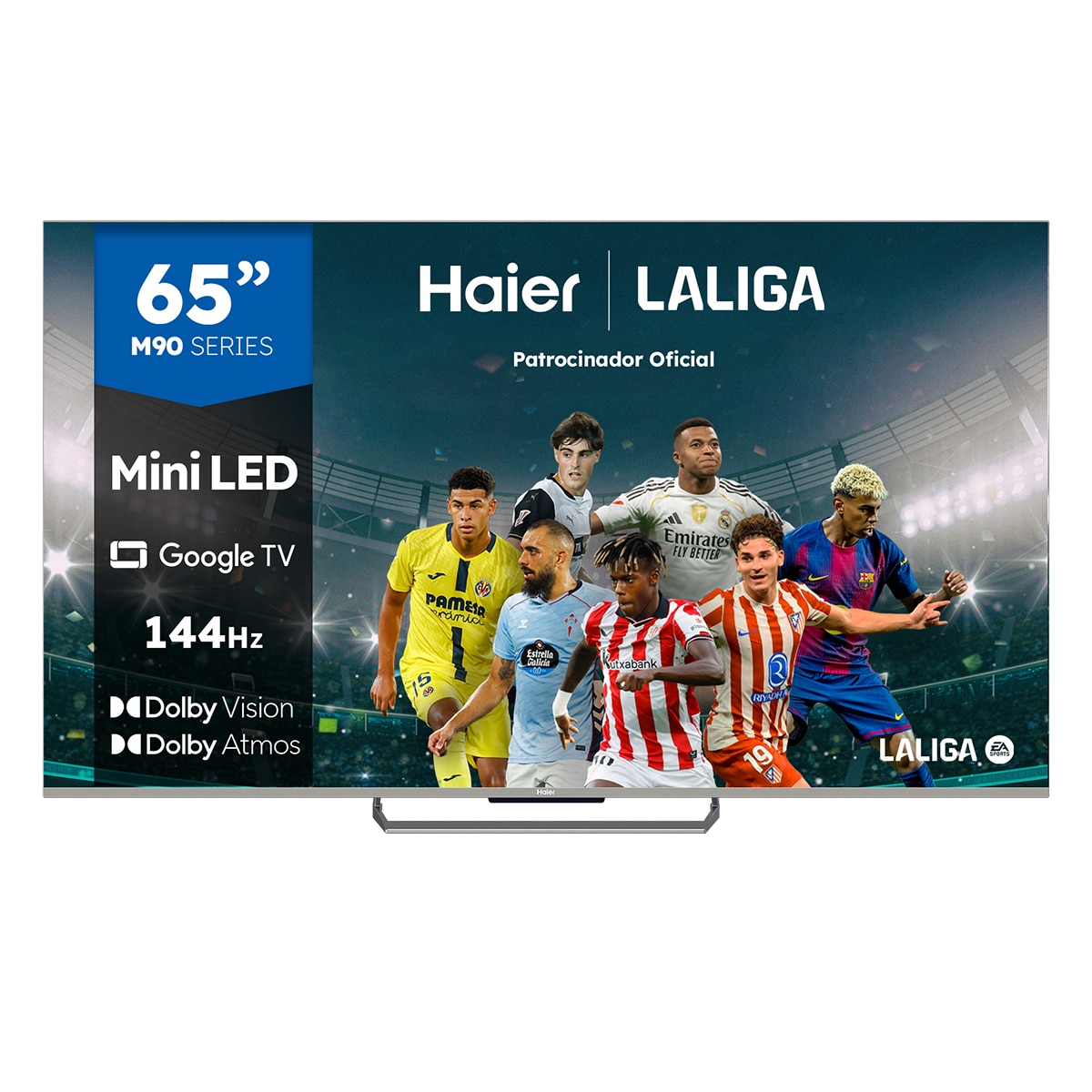 TV MiniLED 165cm (65") Haier H65M90EUX 4K UHD, Smart Google TV, Dolby Vision (Reacondicionado Grado C) 1