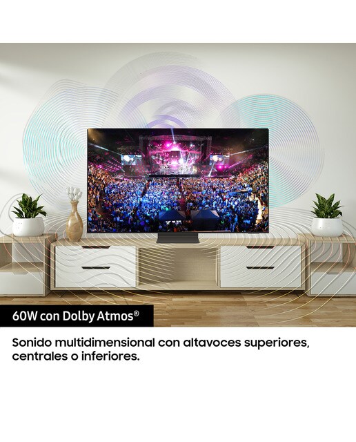 Imagen 6 de TV Neo QLED 163 cm (65") Samsung QE65QN91B Quantum Matrix Technology 4K Inteligencia Artificial Smart TV (Reacondicionado Grado C) - Titanio Titanio