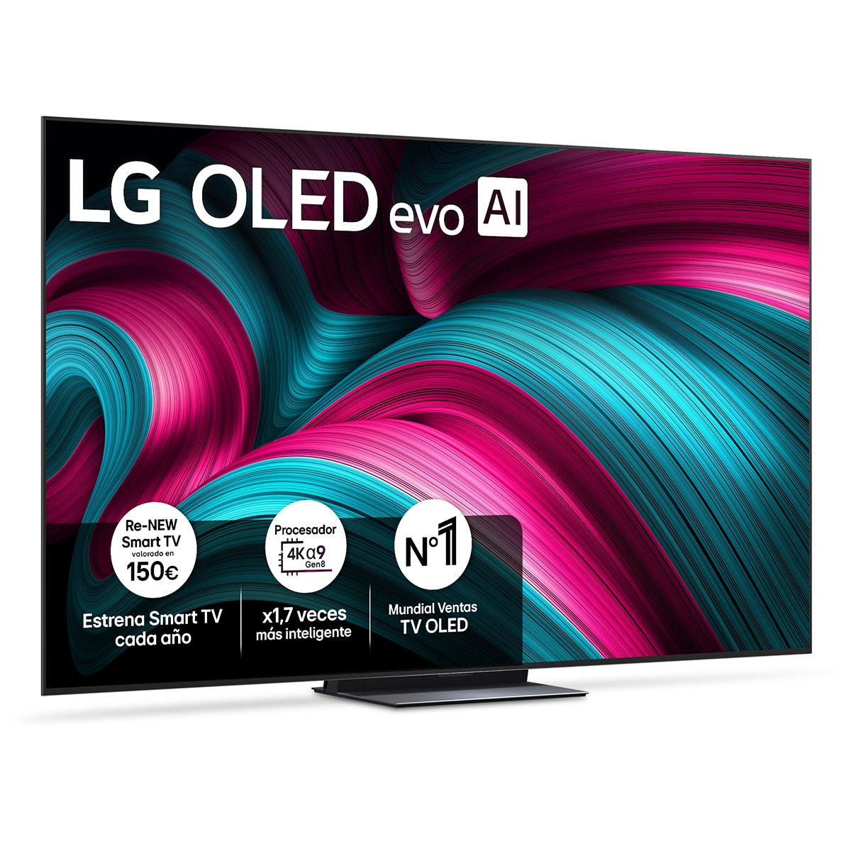 TV OLED evo AI C5 210cm (83") LG OLED83C56LA, Smart TV 4K (Reacondicionado Grado D) - Negro · El Corte Inglés — oferta en El Corte Inglés