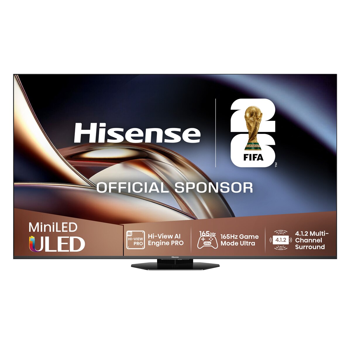 TV MiniLED 189 cm (75") Hisense 75U8Q, UHD 4K, Smart TV (Reacondicionado Grado C) - Aluminio / Gris carbón Aluminio / Gris carbón-1