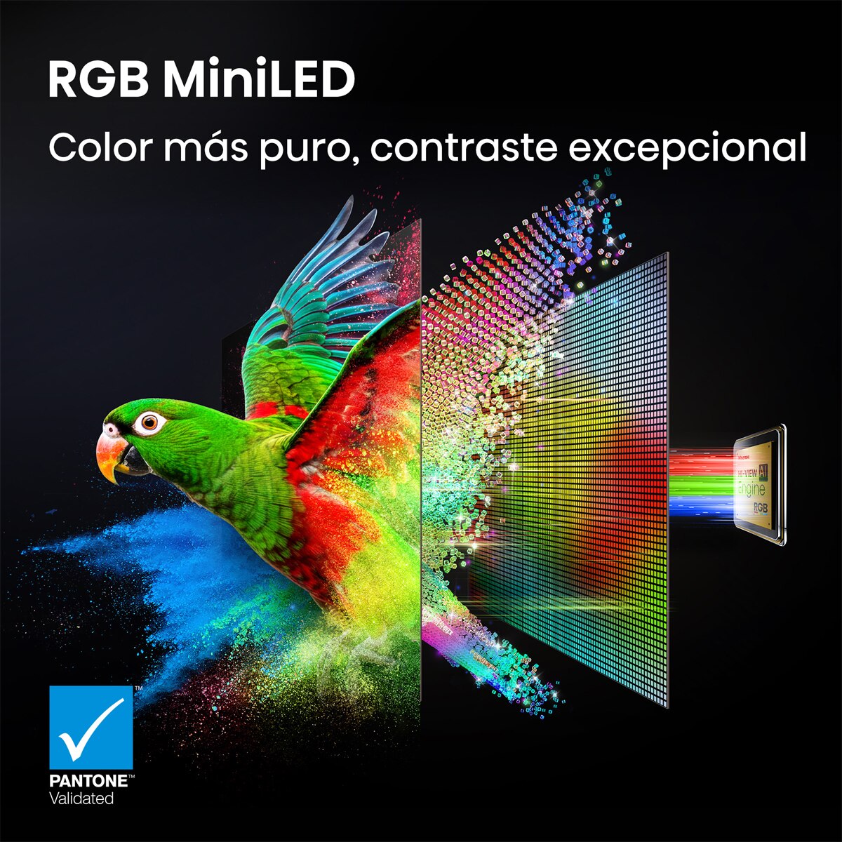 TV RGB Mini LED 65"(164 cm) Hisense 65UR8S UHD 4K Smart TV con IA (Reacondicionado Grado B) - Aluminio / Gris carbón Aluminio / Gris carbón-5