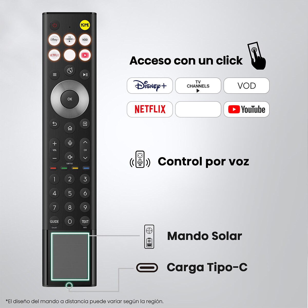 TV RGB Mini LED 65"(164 cm) Hisense 65UR8S UHD 4K Smart TV con IA (Reacondicionado Grado B) - Aluminio / Gris carbón Aluminio / Gris carbón-11