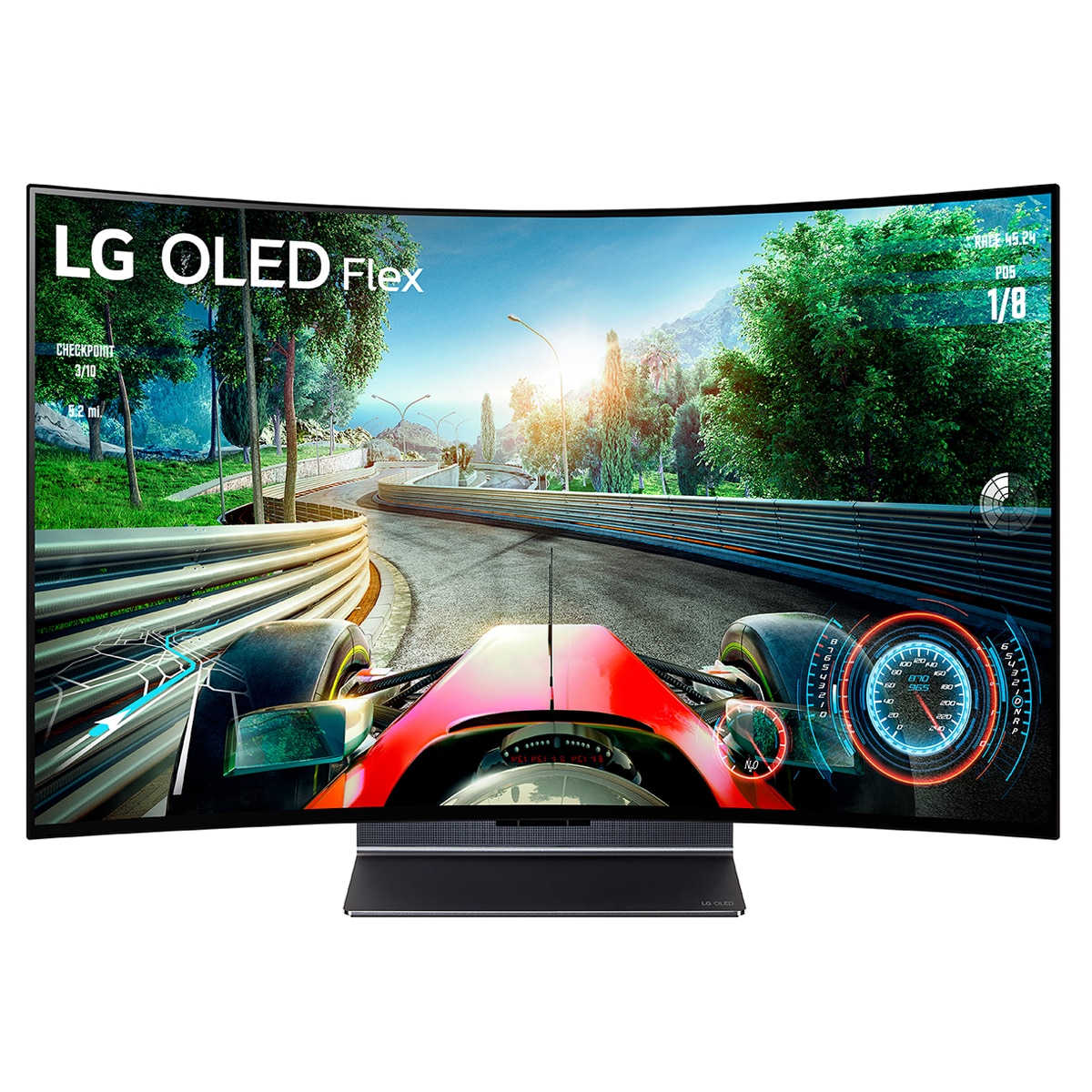 TV OLED 106 cm (42'') LG evo FLEXible 42LX3Q6LA 4K HDR, procesador
