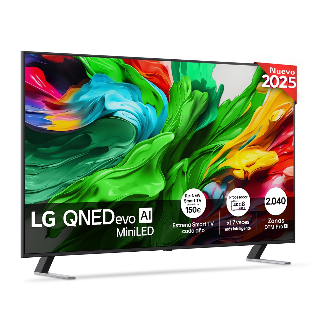 Imagen 1 de TV QNED evo MiniLED AI 164cm (65") LG 65QNED85A6C, 4K Smart TV (Reacondicionado Grado A) - Negro Negro