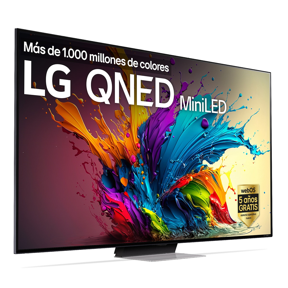 TV QNED MiniLED 189cm (75") LG 75QNED91T6A 4K con Smart TV WebOS24 (Reacondicionado Grado C) Negro-1