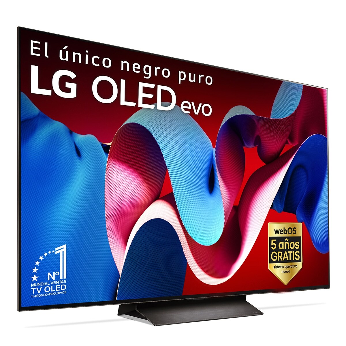 TV OLED 195cm (77") LG OLED77C46LA 4K con Smart TV WebOS24 (Reacondicionado Grado D) Negro / Marrón-1