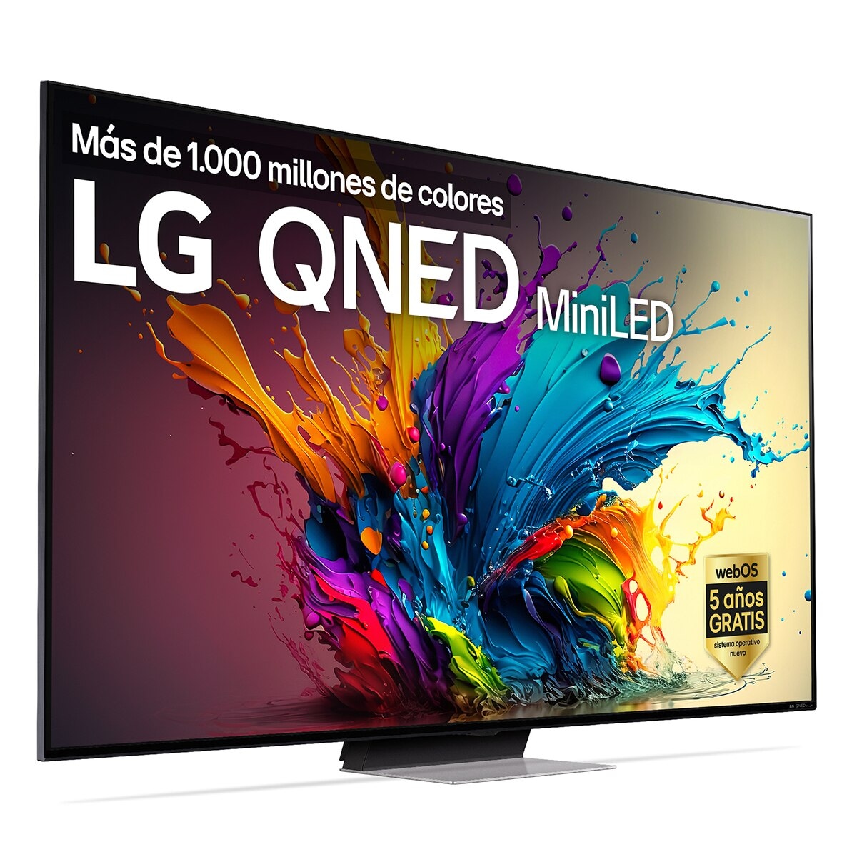TV QNED MiniLED 164cm (65") LG 65QNED91T6A 4K con Smart TV WebOS24 (Reacondicionado Grado A) Negro-1