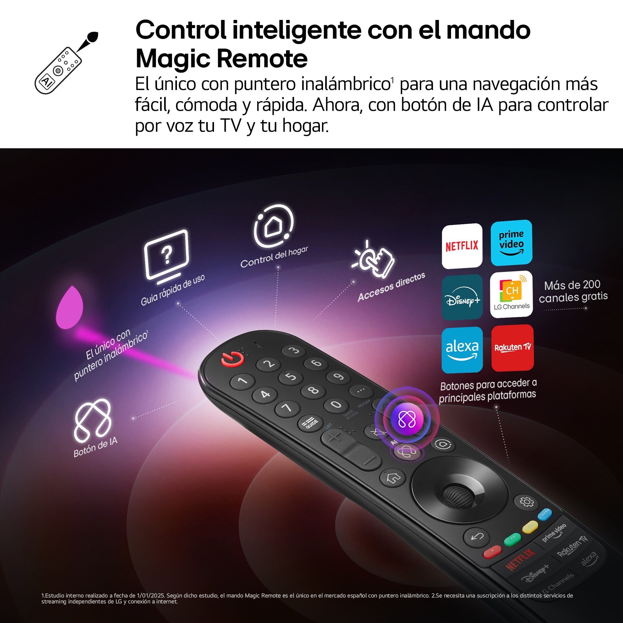 TV OLED evo AI G5 164cm (65") LG OLED65G55LW, Smart TV 4K, soporte pared incluido (Reacondicionado A estrenar) - Negro Negro-10
