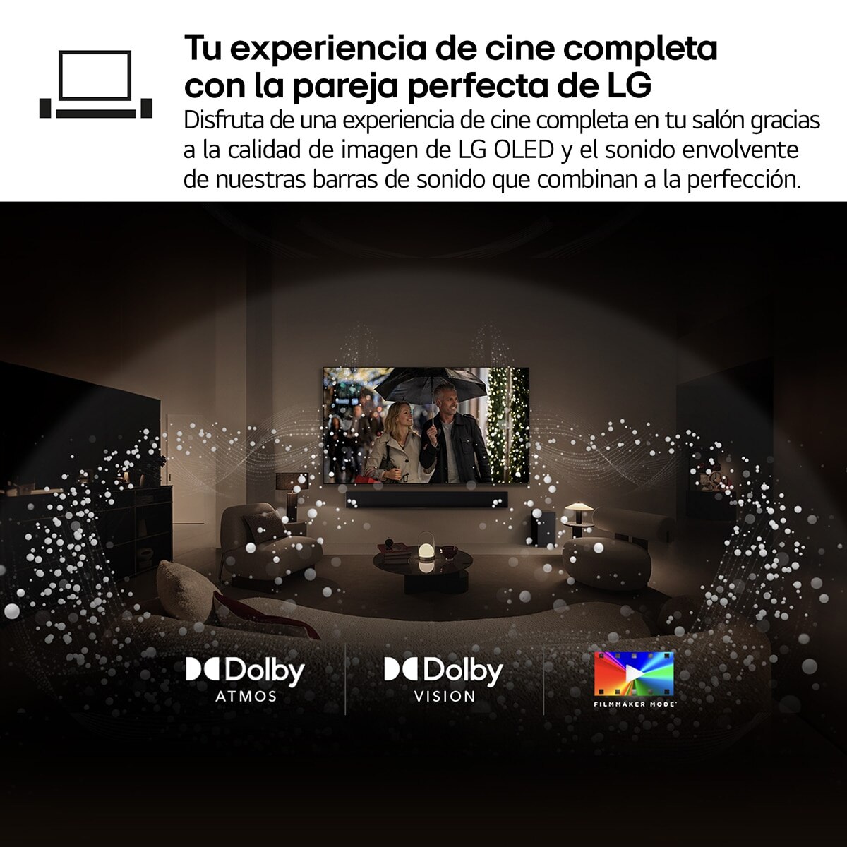 TV OLED evo AI G5 164cm (65") LG OLED65G55LW, Smart TV 4K, soporte pared incluido (Reacondicionado A estrenar) - Negro Negro-11