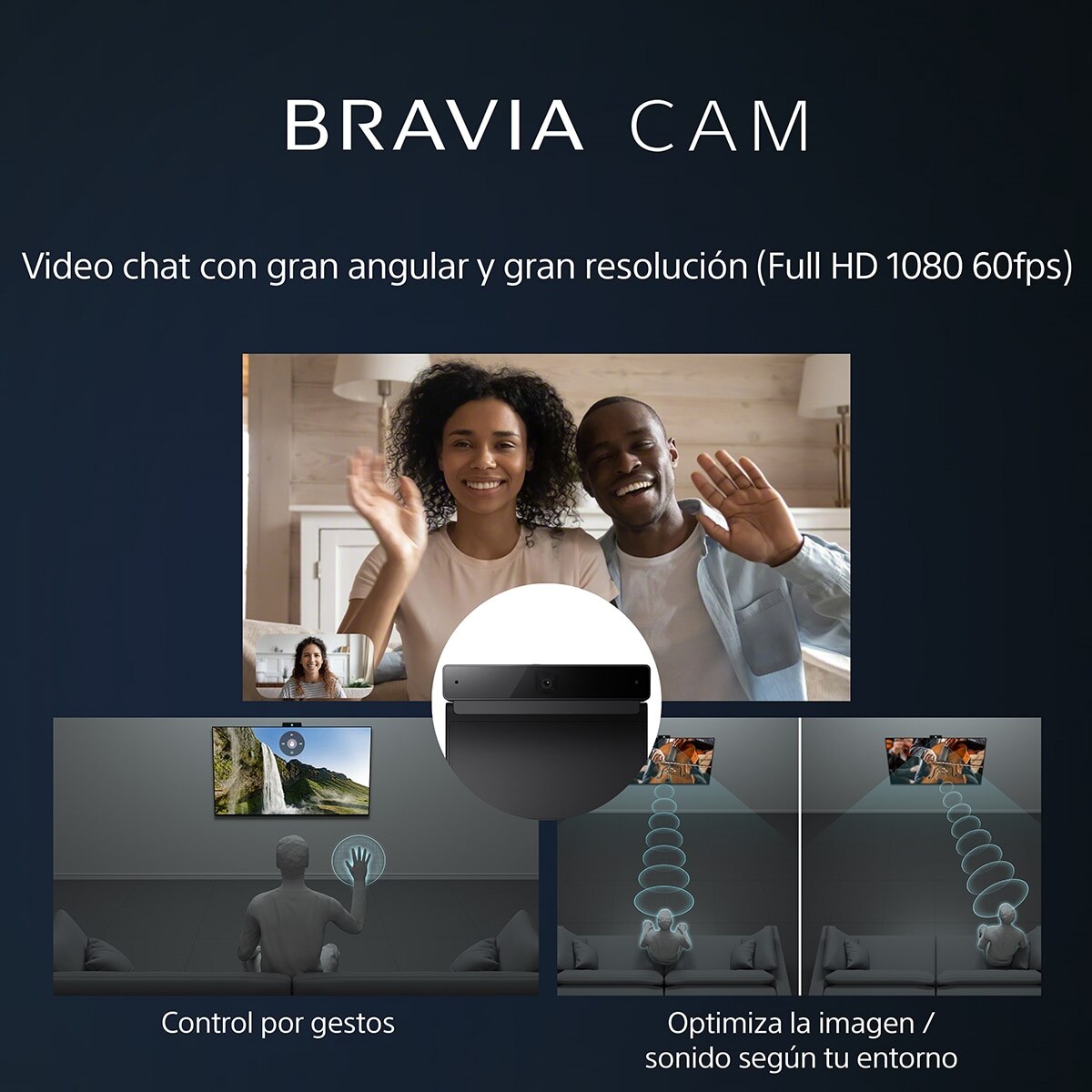 TV 55" Sony BRAVIA XR-55A95L OLED, 4K HDR, XR TRILUMINOS MAX, Google TV, Smart TV, Perfecto para PS5 (Reacondicionado Grado D) - Negro Negro-9