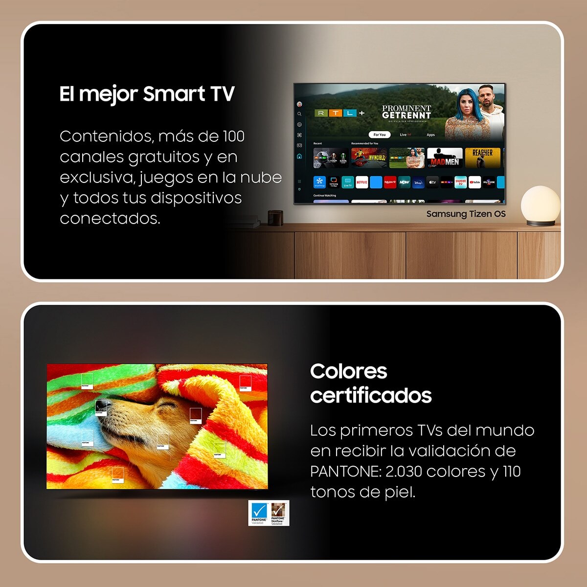 TV OLED 163 cm (65") Samsung TQ65S85DAEXXC 4K AI Upscalling con Inteligencia Artificial Smart TV (Reacondicionado Grado C) - Negro Negro-5
