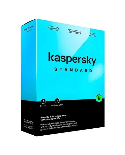 Imagen 0 de Kaspersky Standard, 3 dispositivos, 1 año de suscripción