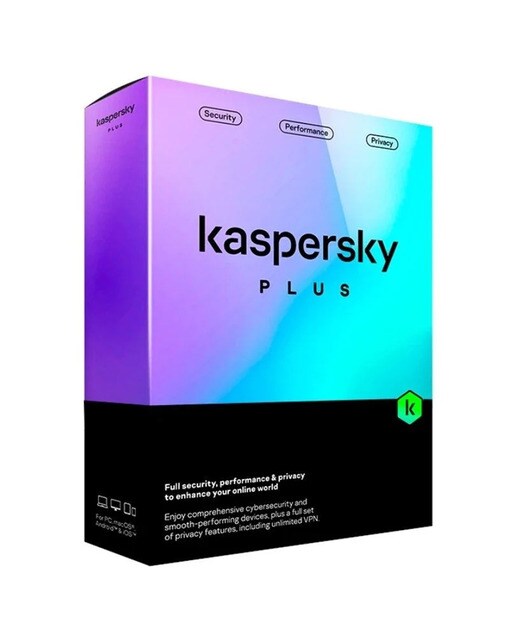 Imagen 0 de Kaspersky Plus, 5 dispositivos, 1 año de suscripción