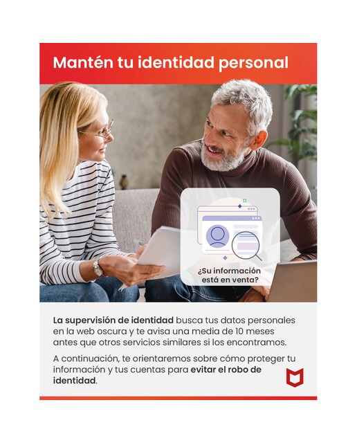 McAfee Privacy & Identity Guard, Antivirus y seguridad en Internet, 1 usuario, suscripción 1 año 2
