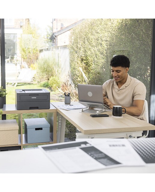 Impresora Láser monocromo Brother HL-L2445DW, Wi-Fi y Ethernet Negro-6