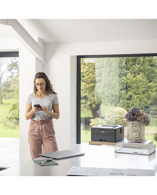 Impresora láser Brother HL-L2400DWE, Wi-Fi Negro-5