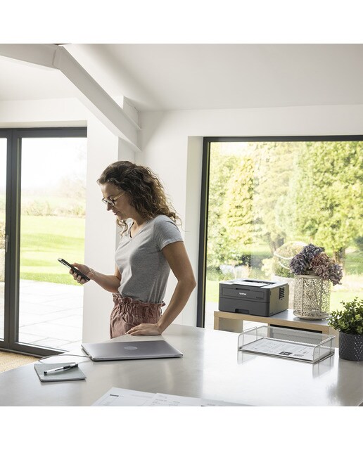 Impresora láser Brother HL-L2400DWE, Wi-Fi Negro-8