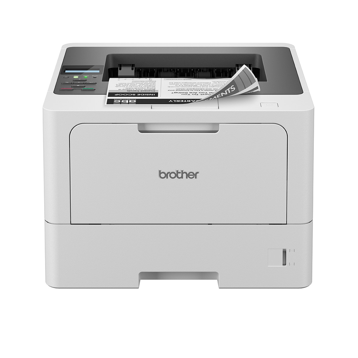 Impresora láser monocromo Brother HL-L5210DW con impresión dúplex automática, Ethernet y WiFi Blanco / Negro-2