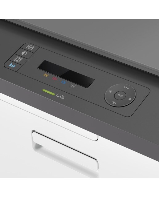 Impresora láser multifunción color HP Color Laser 178nw, Wi-fi, copia, escanea Blanco-4