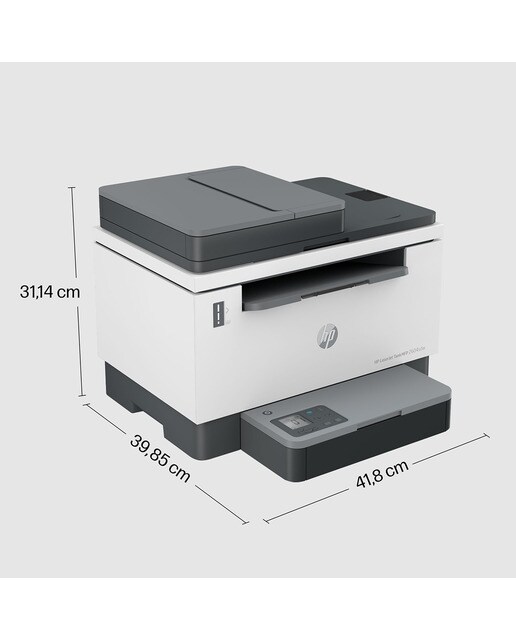 Impressora Multifunções Recarregável HP LaserJet Tank MFP 2604sdw Wi-Fi - Branco Branco / Cinzento-5