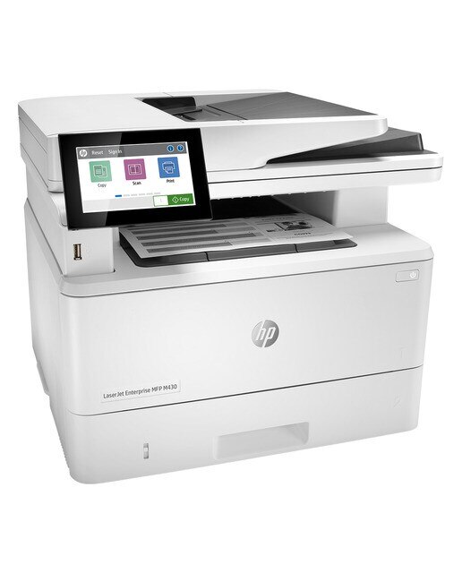 Impresora Multifunción HP LaserJet Enterprise MFP M430f, Fax Blanco-5