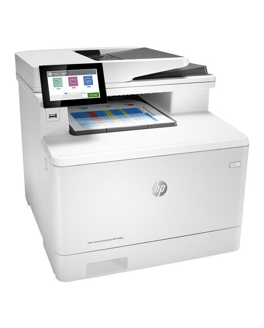 Impresora Multifunción HP Color LaserJet Enterprise MFP M480f, Fax Blanco-2