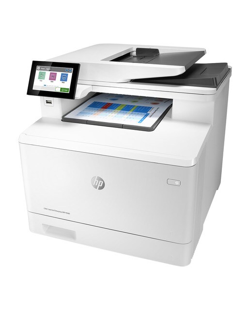 Impresora Multifunción HP Color LaserJet Enterprise MFP M480f, Fax Blanco-4