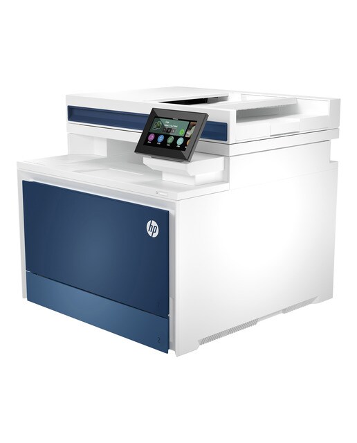 Impresora Multifunción HP color LaserJet Pro 4302fdn, Fax Blanco / Azul-3