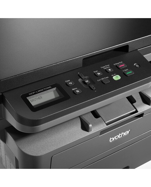 Impresora Multifunción Láser monocromo Brother DCP-L2627DWE, Wi-Fi Negro-4