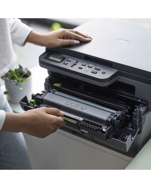 Impresora Multifunción Láser monocromo Brother DCP-L2627DWE, Wi-Fi Negro-5