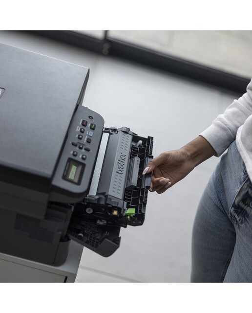 Impresora Multifunción Láser monocromo Brother DCP-L2627DWE, Wi-Fi Negro-6