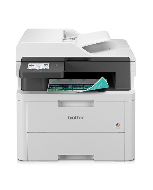 Impresora Multifunción Láser color Brother MFC-L3740CDWE, Wi-Fi y Fax Blanco-1