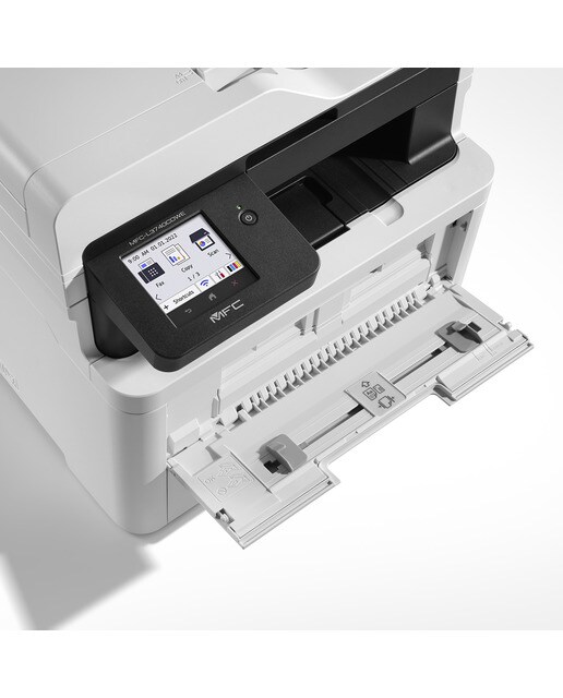 Impresora Multifunción Láser color Brother MFC-L3740CDWE, Wi-Fi y Fax Blanco-4
