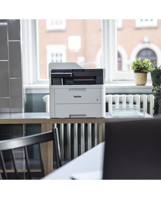 Impresora Multifunción Láser color Brother MFC-L3740CDWE, Wi-Fi y Fax Blanco-6