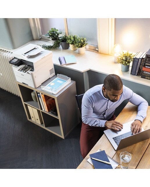 Impresora Multifunción Láser color Brother MFC-L3740CDWE, Wi-Fi y Fax Blanco-8