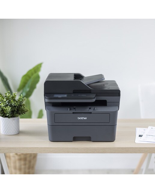 Impresora Multifunción Láser monocromo Brother DCP-L2660DW, Wi-Fi y Ethernet Negro-6