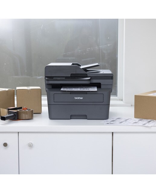 Impresora Multifunción Láser monocromo Brother DCP-L2660DW, Wi-Fi y Ethernet Negro-7