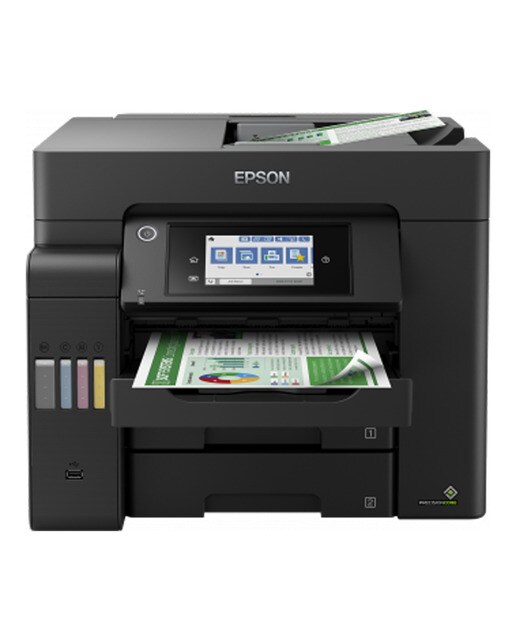 Impresora Multifunción rellenable tinta Epson EcoTank ET-5800, Wi-Fi y Fax - Negro Negro-1