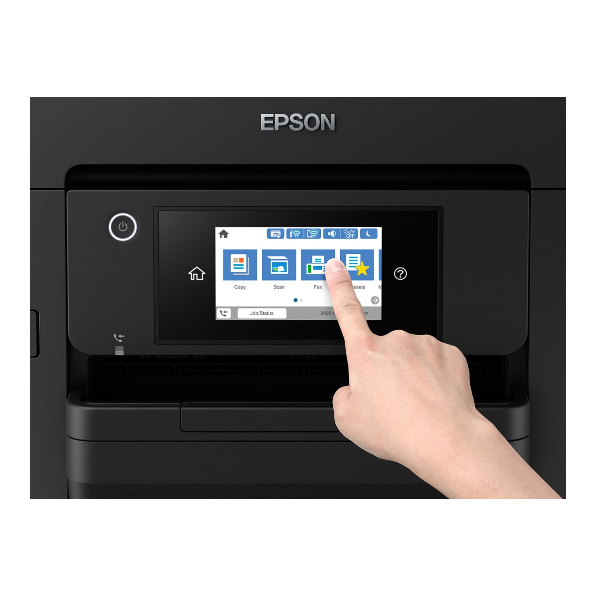 Impresora Multifunción tinta Epson WorkForce Pro WF-4830DTWF, Fax y Wi-Fi Negro-4