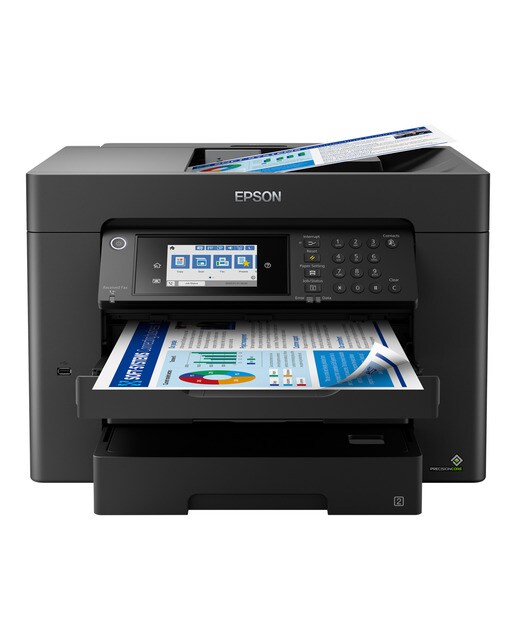Impressora Multifunções Epson WorkForce WF-7840DTWF Fax e Wi-Fi - Preto Preto-1