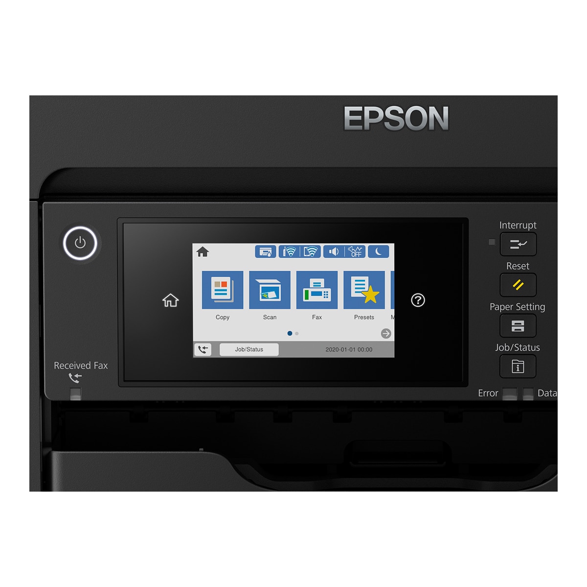 Impressora Multifunções Epson WorkForce WF-7840DTWF Fax e Wi-Fi - Preto Preto-3