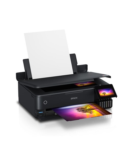 Impresora Multifunción rellenable tinta Epson EcoTank ET-8550, Ethernet y Wi-Fi Negro-4