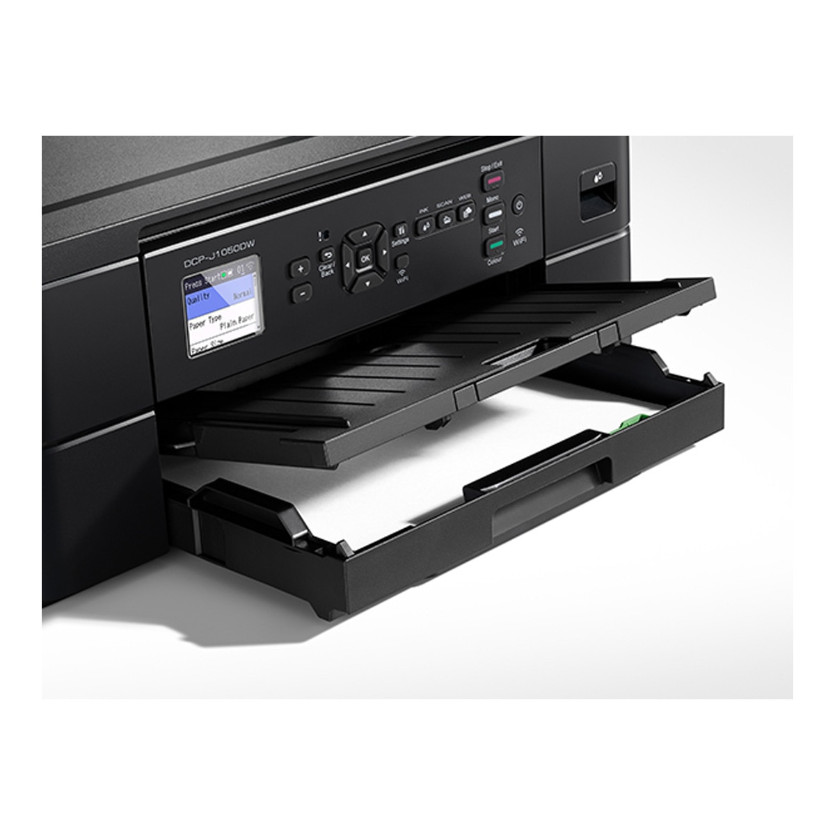Impresora Multifunción tinta Brother DCP-J1050DW, Wi-Fi Negro-2