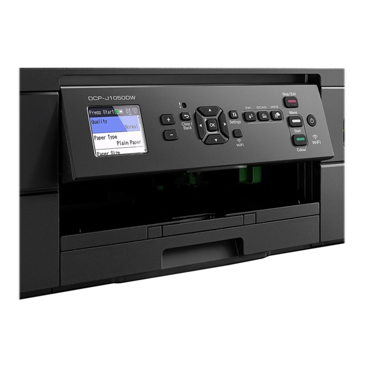 Impresora Multifunción tinta Brother DCP-J1050DW, Wi-Fi Negro-3