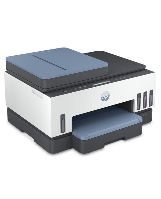Impresora Multifunción Rellenable Tinta HP Smart Tank 7306 Wi-Fi Blanco / Azul-2